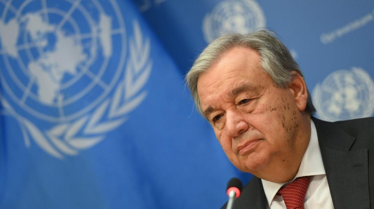 El secretario general de la ONU, António Guterres.