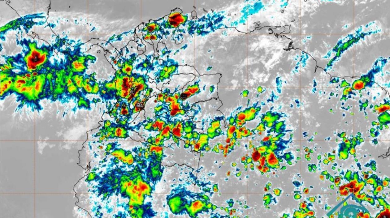 Pronóstico del Ideam para las próximas 72 horas en Colombia.