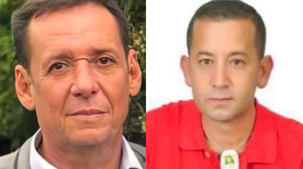 Los exalcaldes asesinados César Augusto Osorio, de Briceño, y José Danilo Agudelo, de González