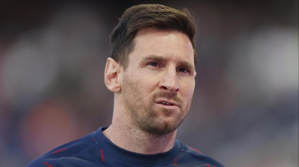 Lionel Messi, delantero argentino. 