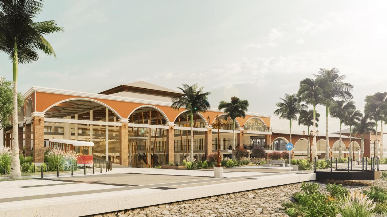  Así será el 'Mercado Sazón Atlántico'.