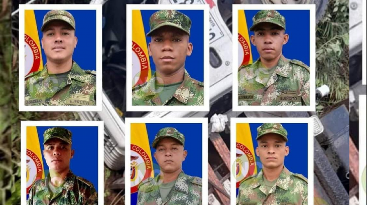 Los seis militares asesinados,