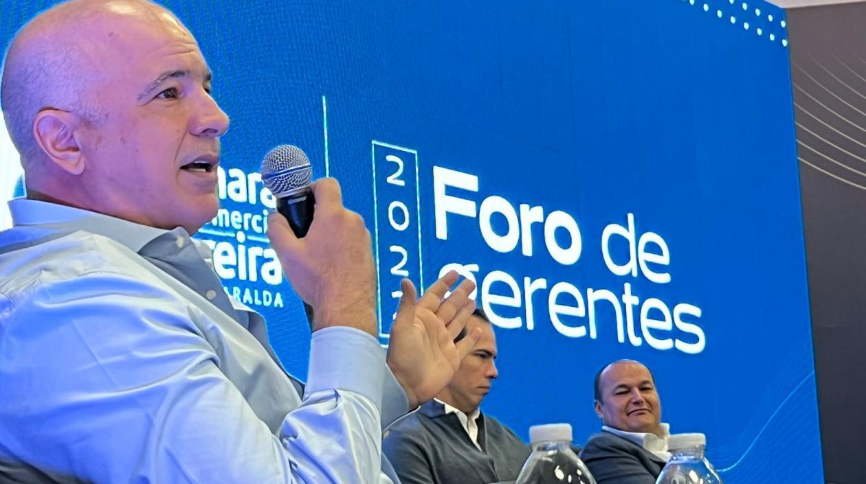Christian Daes, COO de Tecnoglass en el Foro de Gerentes 2022 en Pereira.