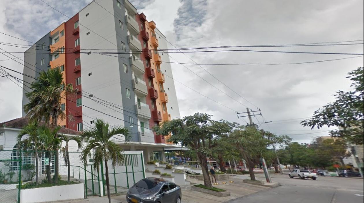 Edificio Estambul ubicado en el barrio El Recreo de Barranquilla.