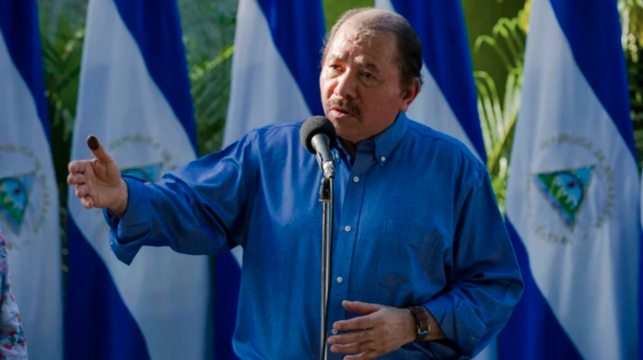 El presidente de Nicaragua, Daniel Ortega.
