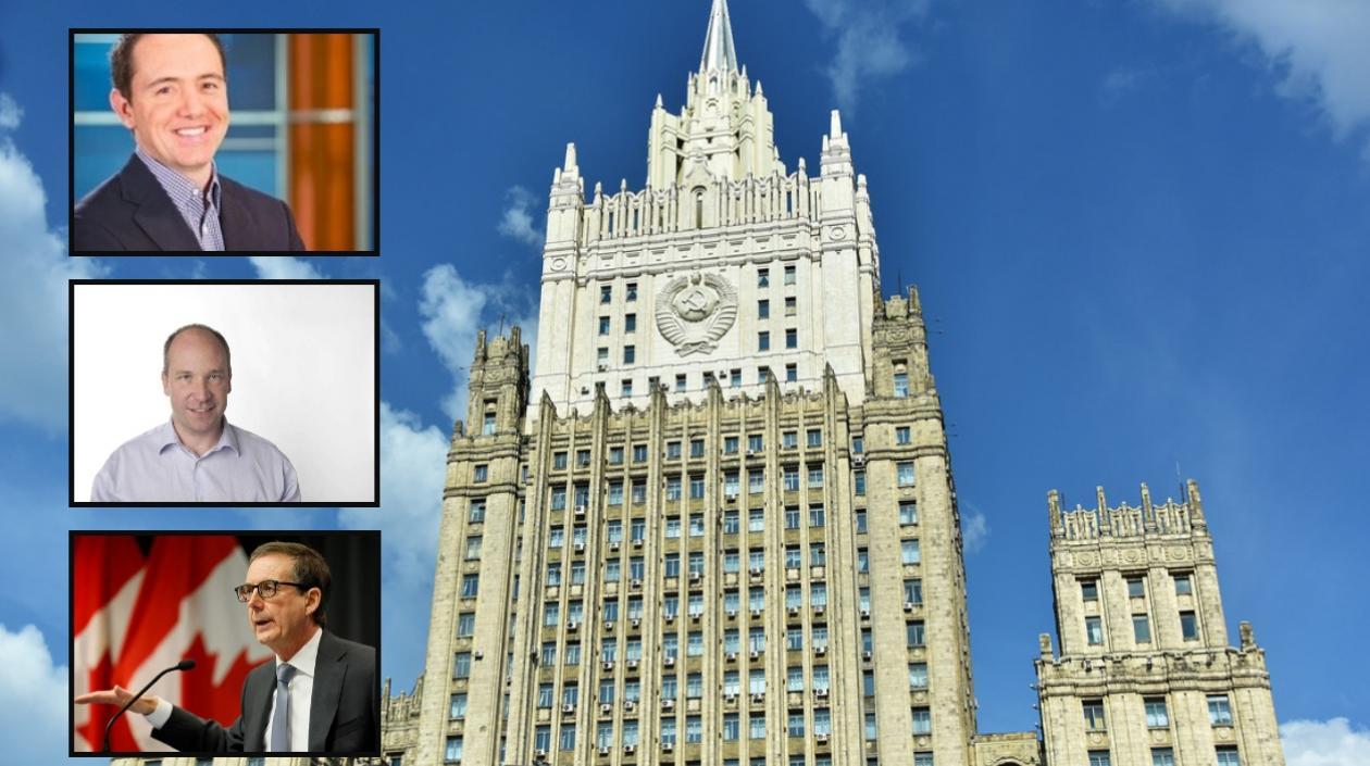 Algunos de los canadienses censurados por Rusia.