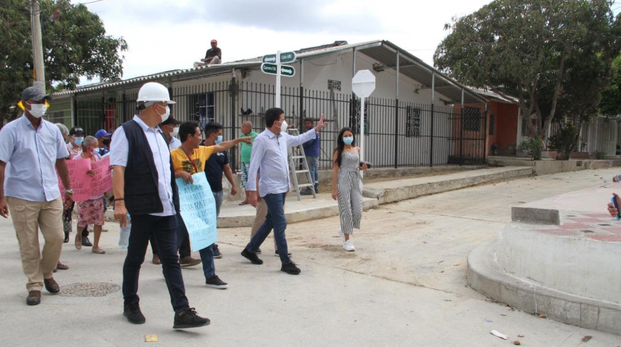 El alcalde de Soledad, Rodolfo Ucrós.