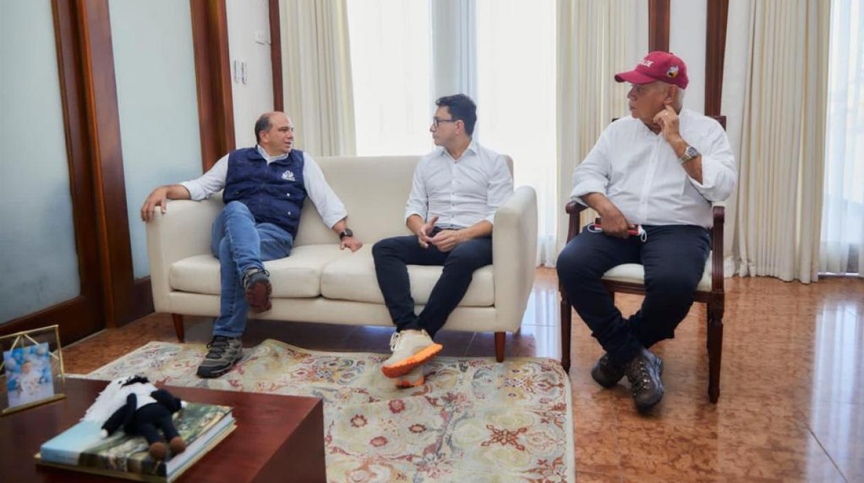 Carlos Camargo, Carlos Caicedo y Luis Alberto Tete.