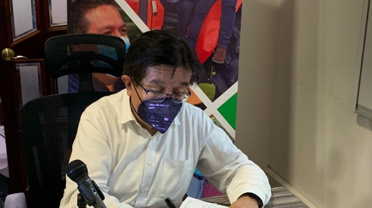 El ministro de Salud y Protección Social, Fernando Ruiz Gómez.