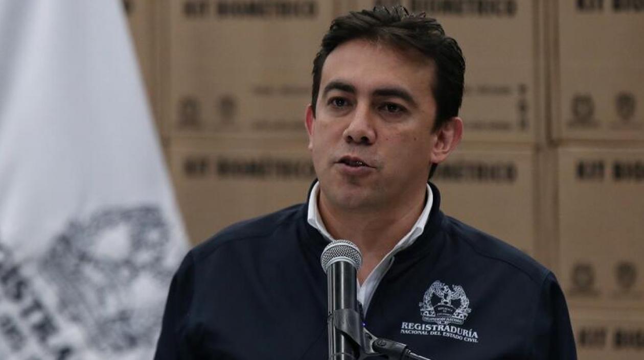 El Registrador Nacional, Alexander Vega Rocha.