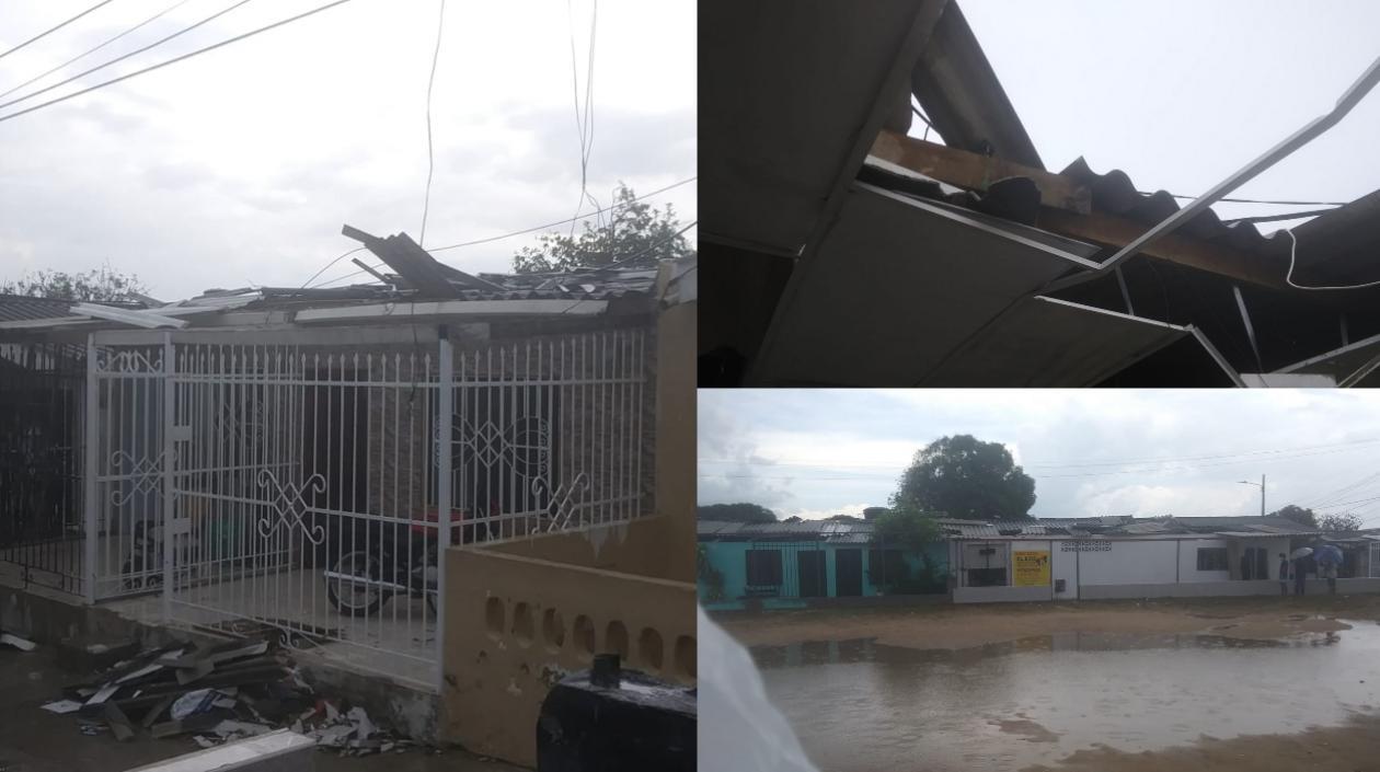 Viviendas destechadas. 