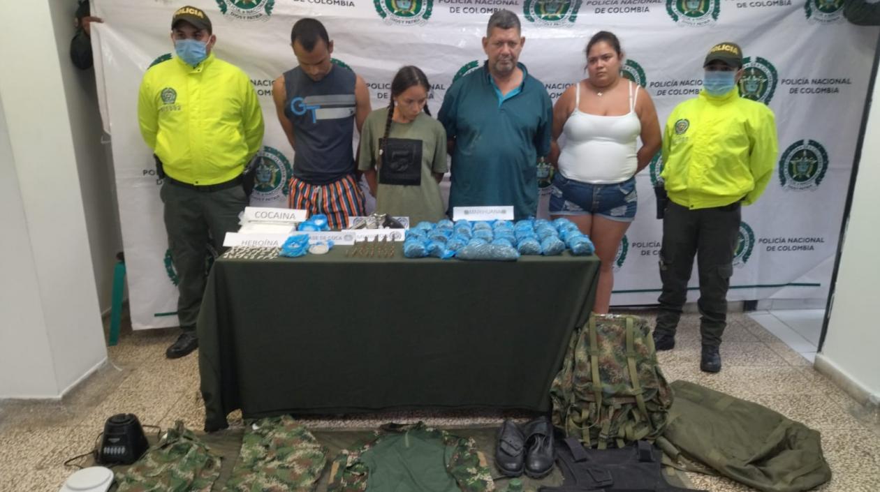 Los capturados quedaron a disposición de la Fiscalía. 