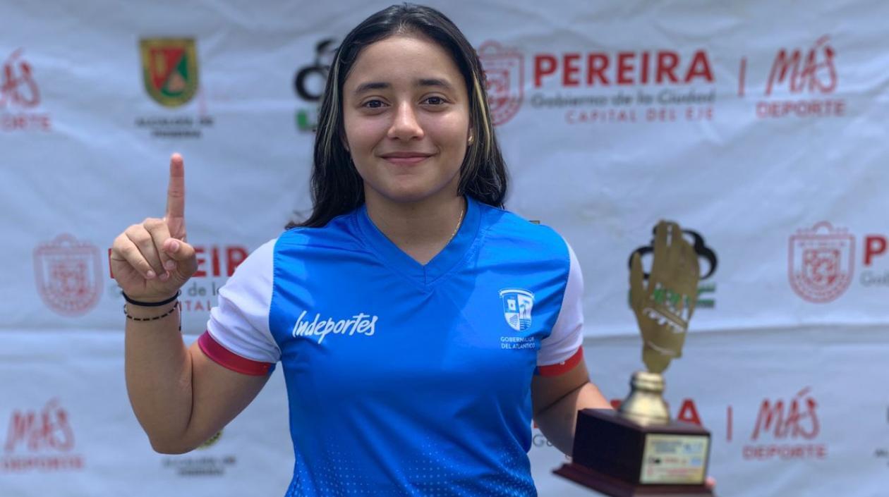 Sharid Fayad, corredora del Atlántico. 