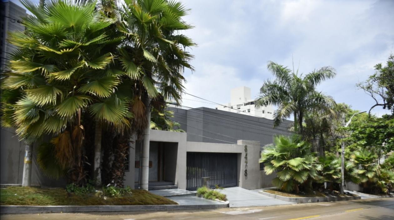 Mansión de Alex Saab en Barranquilla.