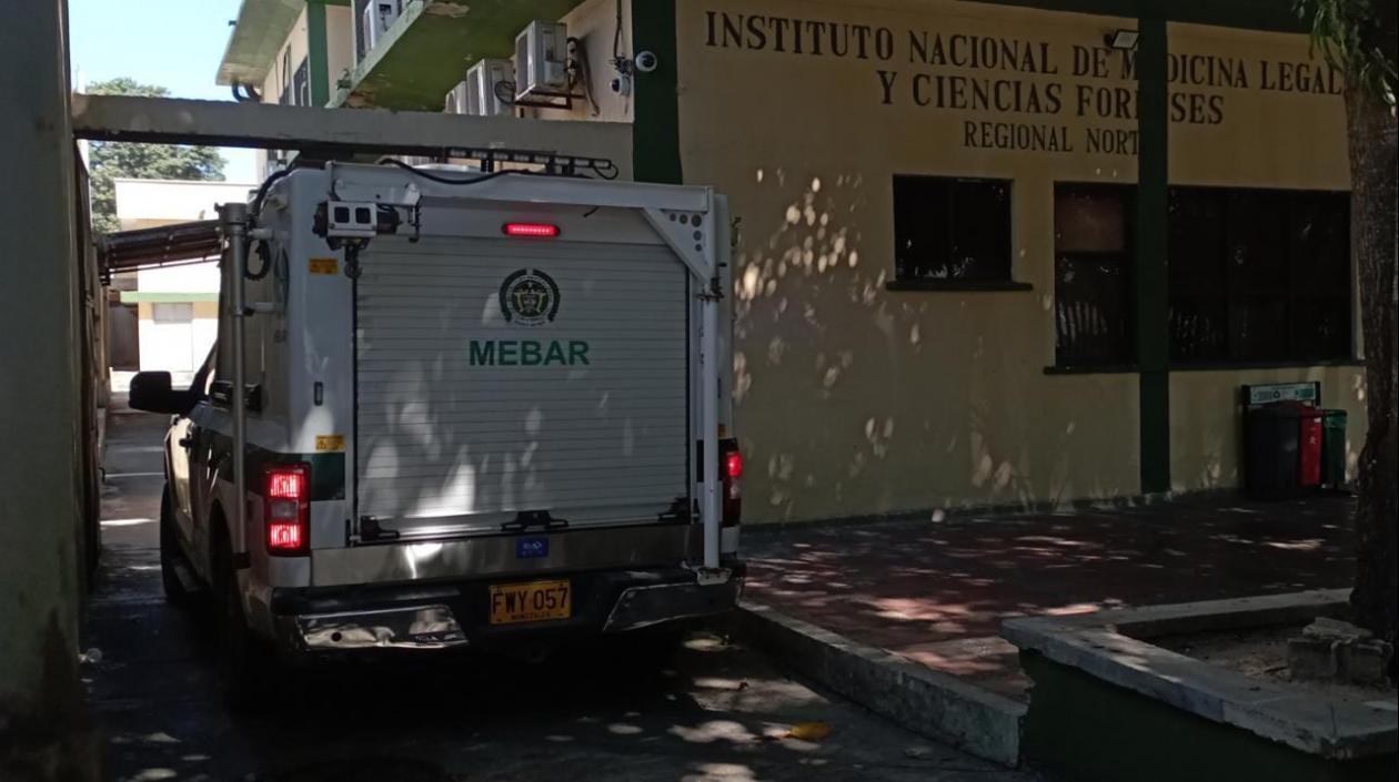 Fachada de Medicina Legal en Barranquilla.