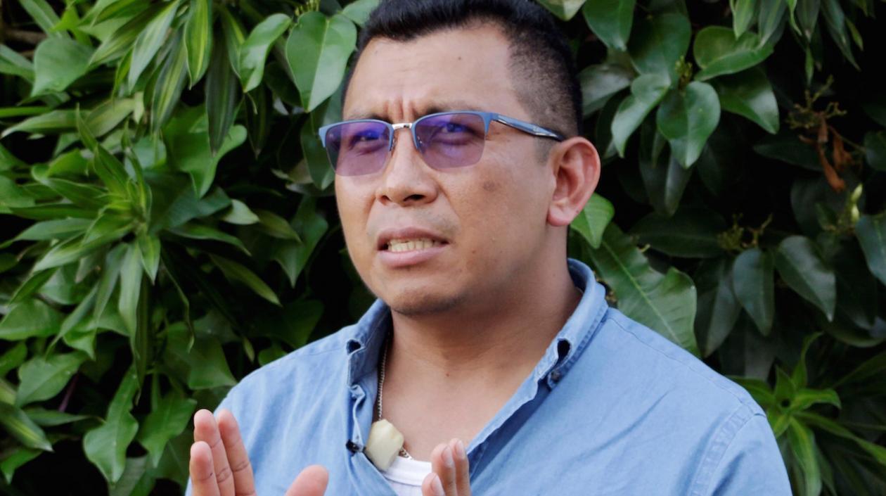 Líder del pueblo zenú de Colombia, Darío Mejía.