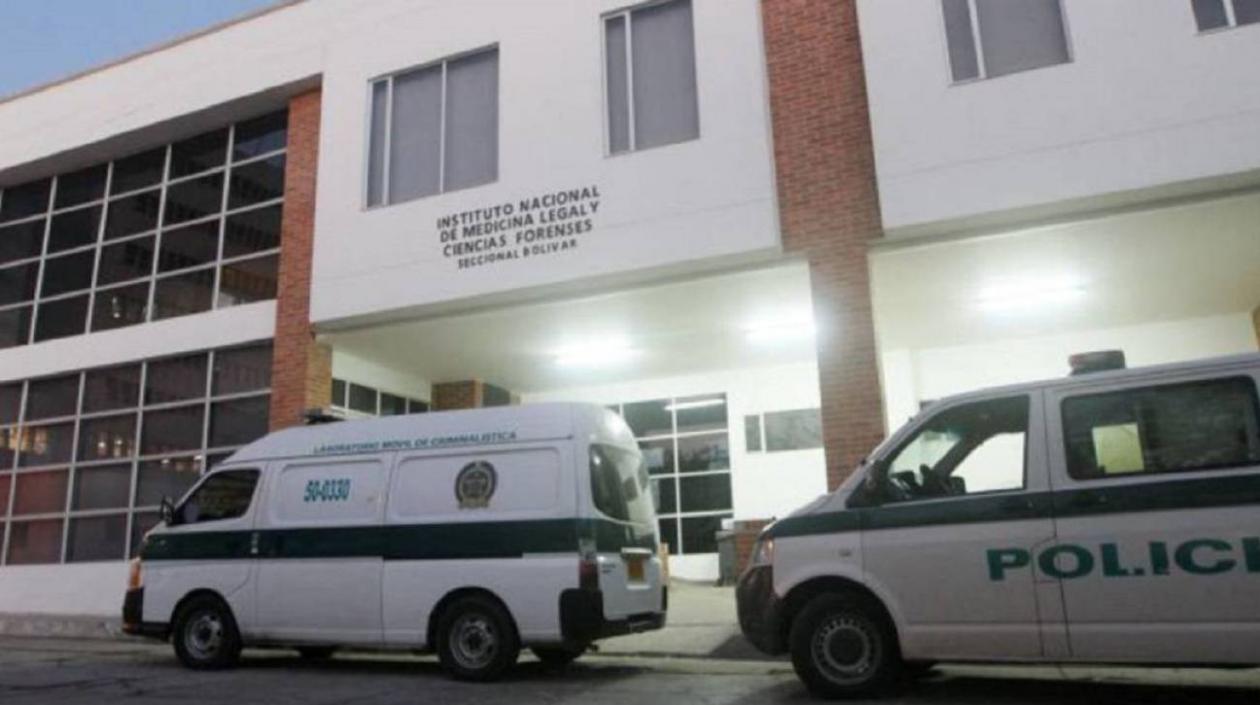 El cuerpo fue llevado a Medicina Legal, en Cartagena. 