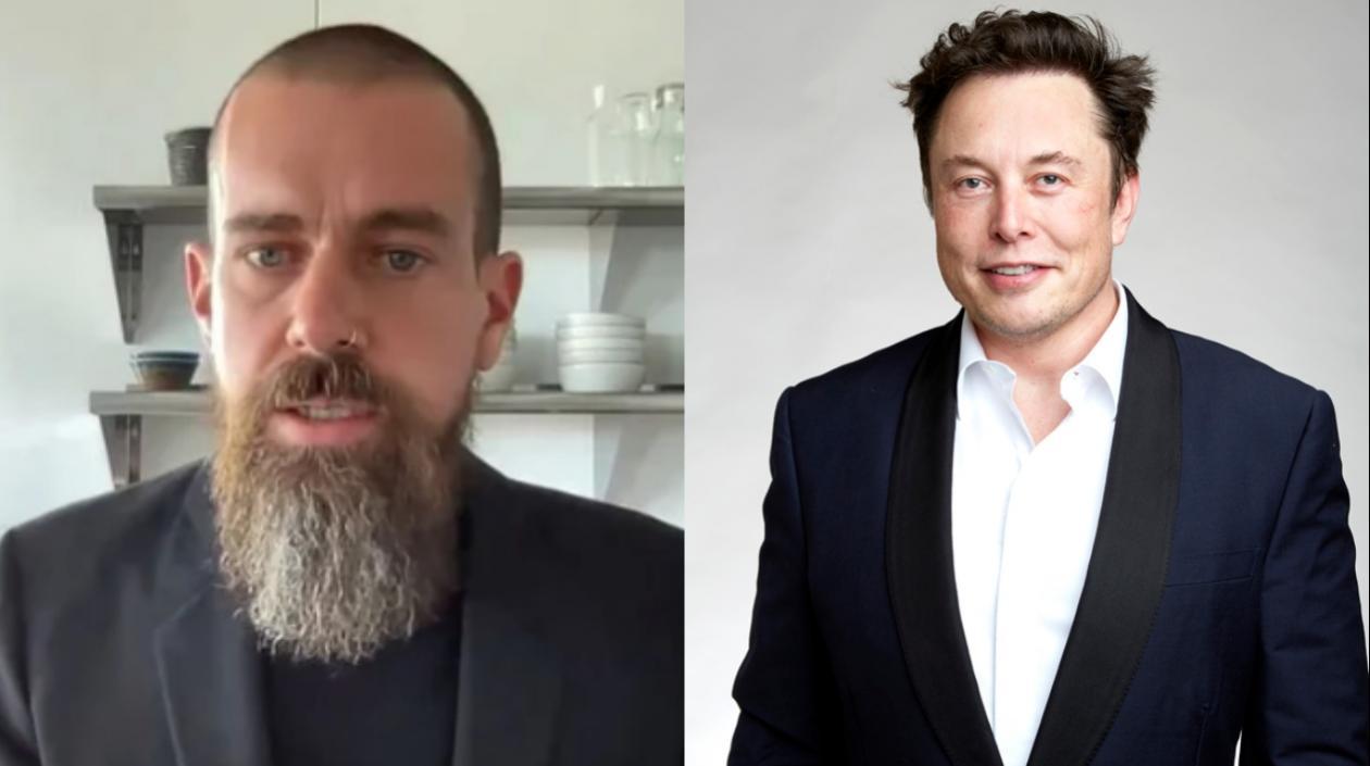Jack Dorsey y Elon Musk.
