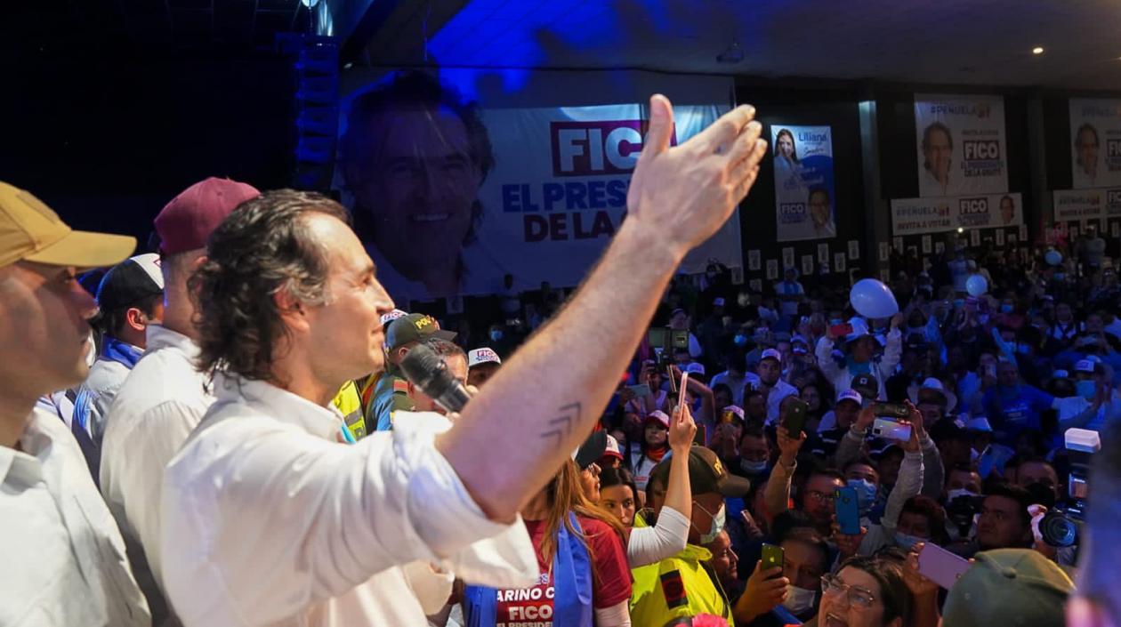 El candidato Fico Gutiérrez.