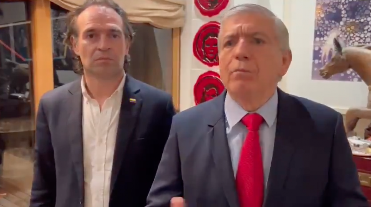 Fico Gutiérrez y César Gaviria.