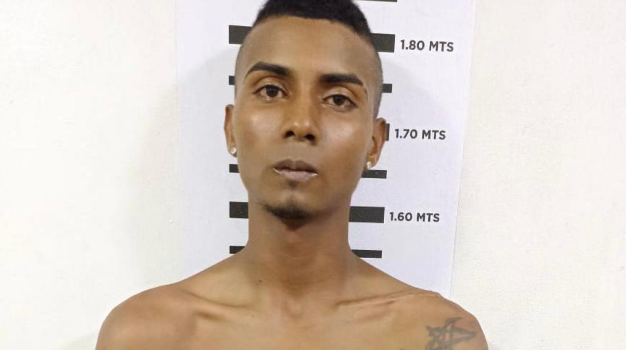 John Harold Zuñiga Niebles, el imputado.