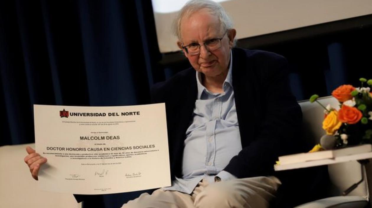 El historiador Malcolm Deas.