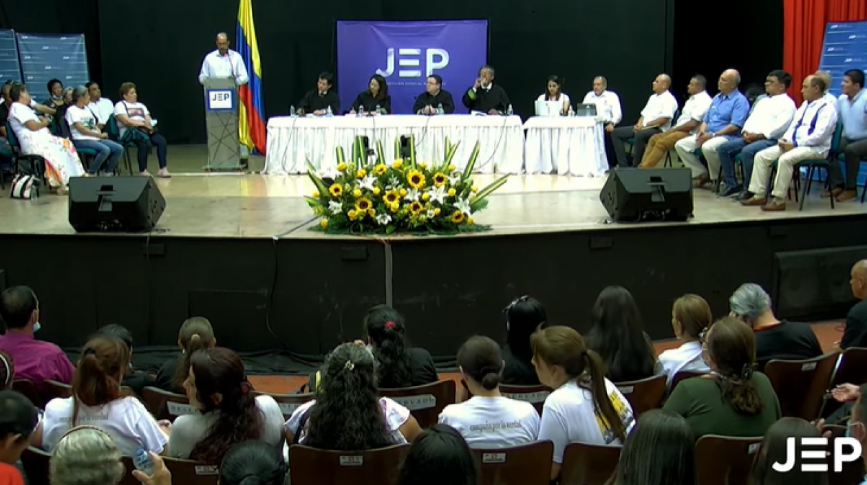 Imagen de la audiencia de este miércoles.