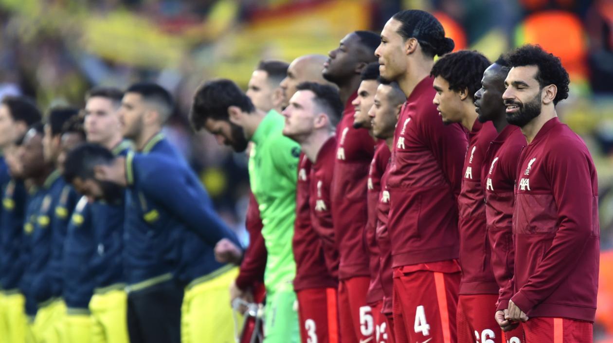 Los jugadores del Liverpool.