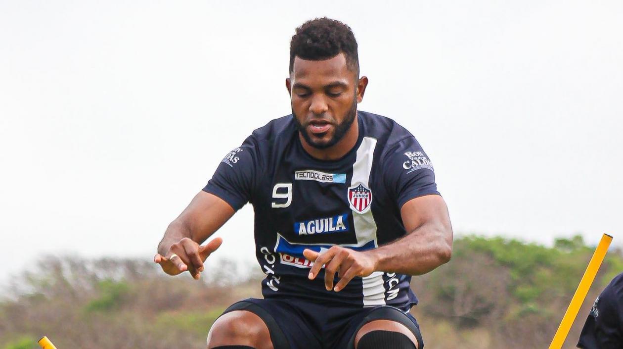 Miguel Ángel Borja, delantero de Junior. 