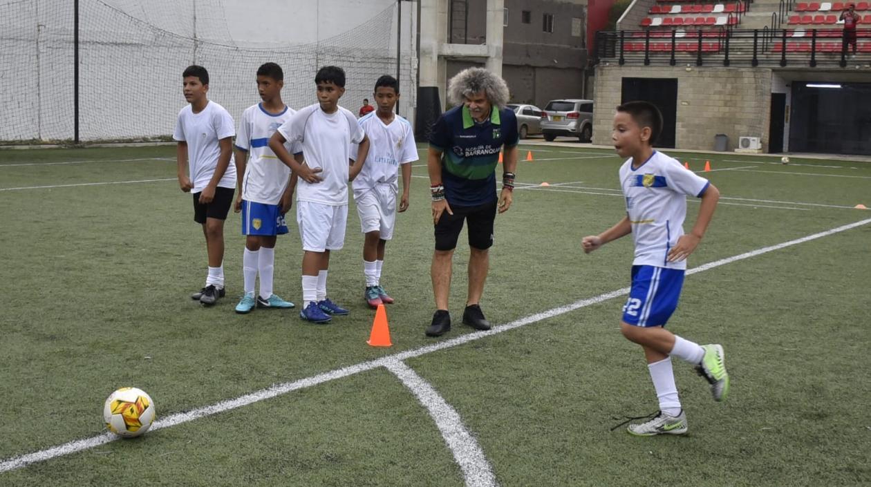 Carlos 'el Pibe' Valderrama.