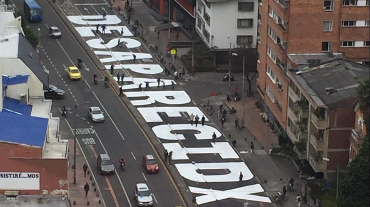 Protesta por desaparecidos