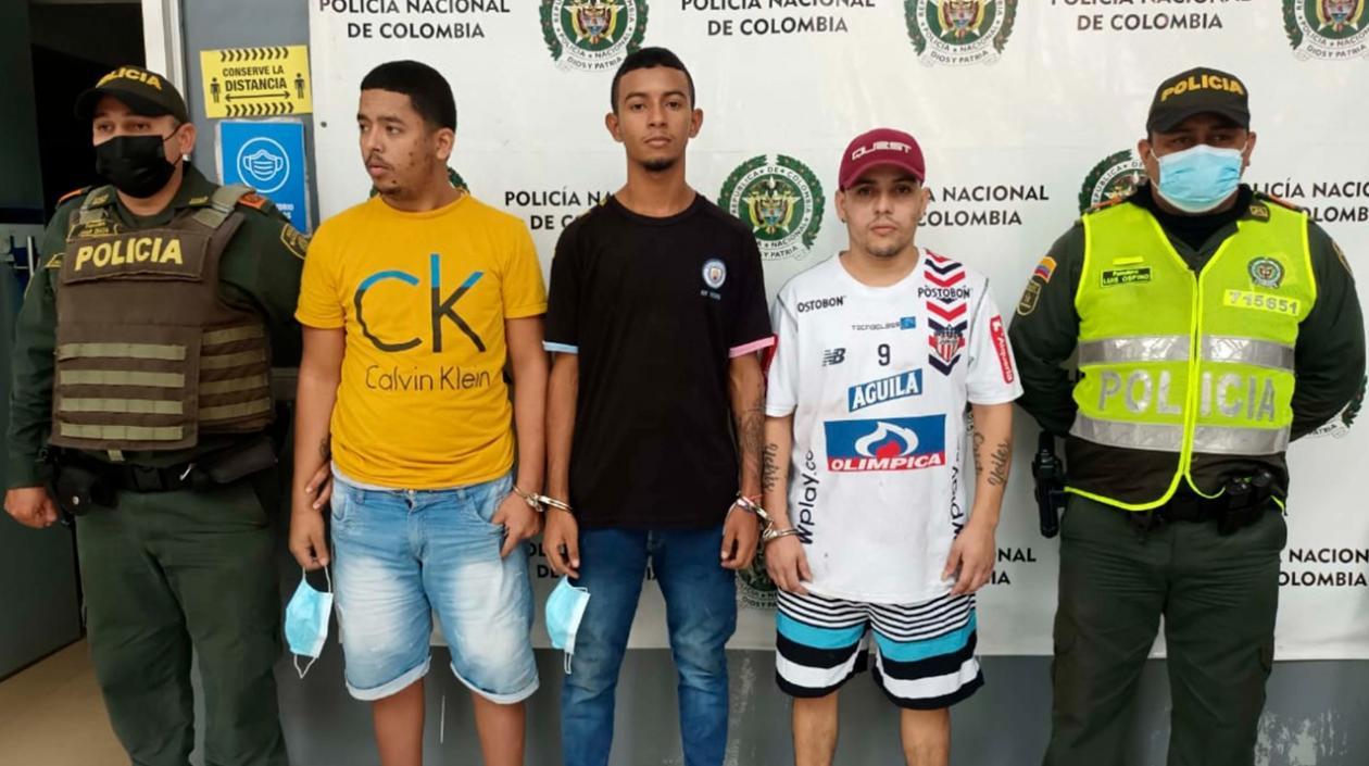 Los tres reclusos recapturados.