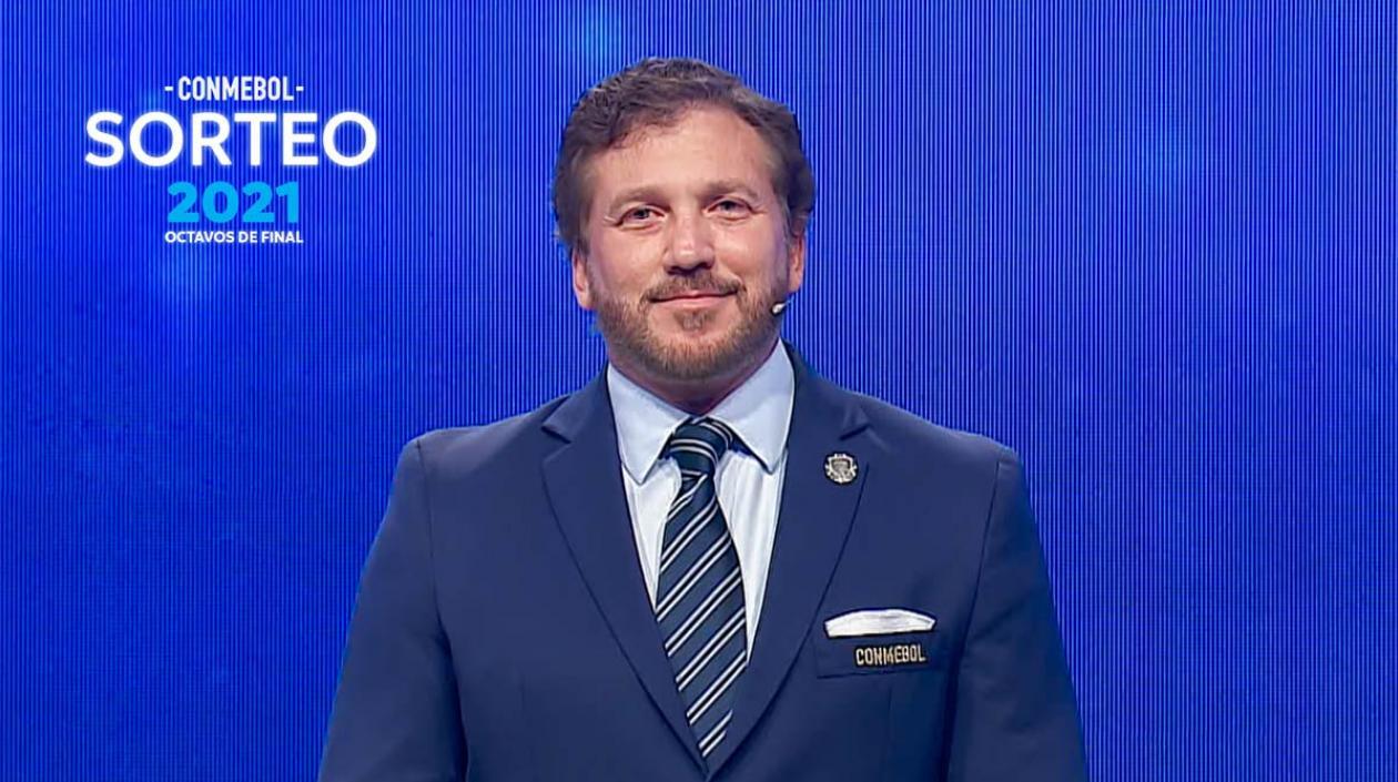 El presidente de la Conmebol, Alejandro Domínguez.