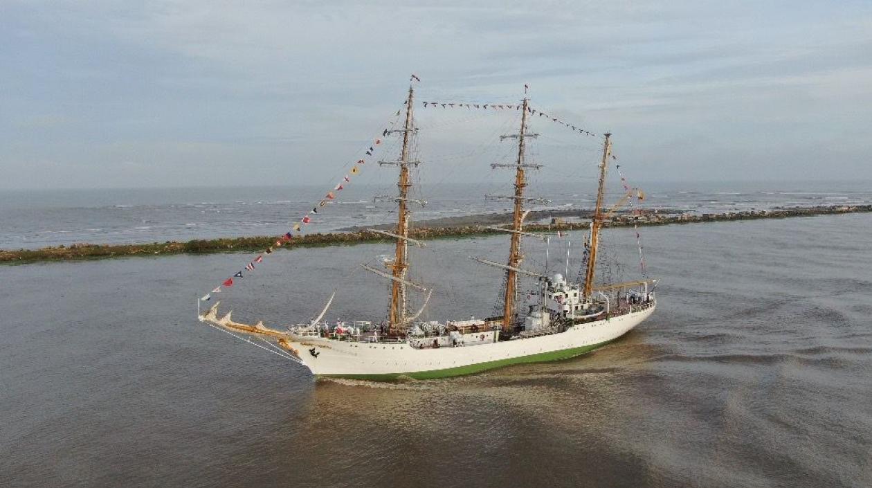 El buque ARC "Gloria".