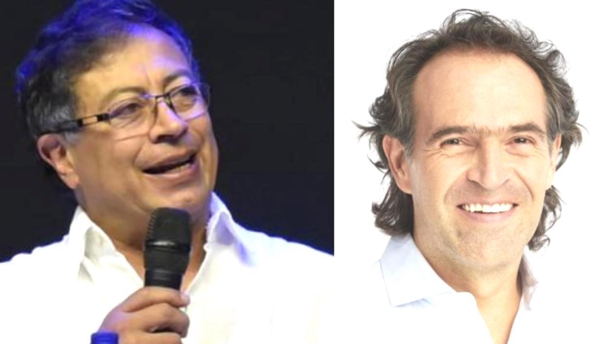 Gustavo Petro y Federico Gutiérrez.