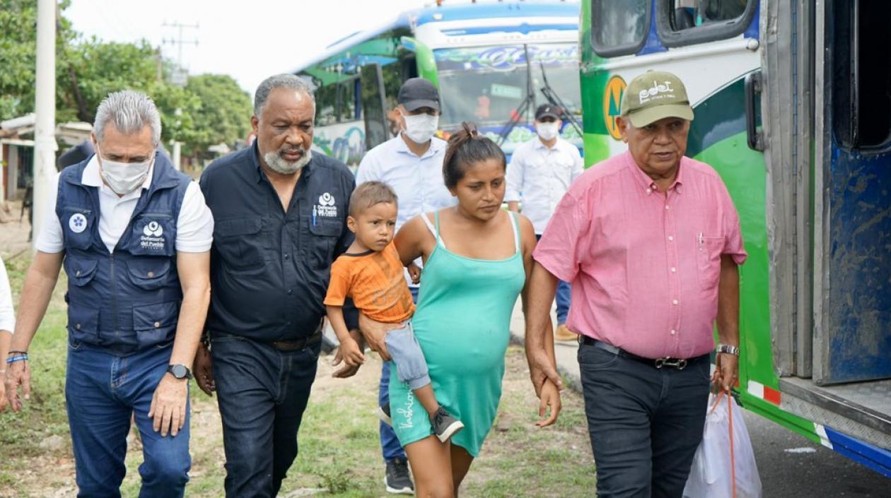 Retorno a la Sierra Nevada de familias desplazadas.