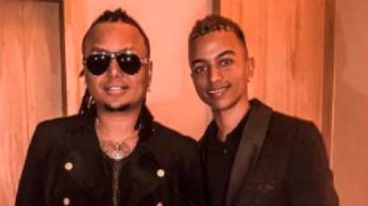 Mr. Black y su hijo, Edwin Antequera Jr.