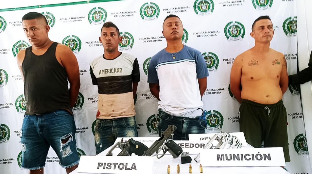 Capturados en Sincelejo.