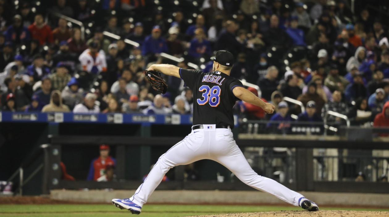 Tylor Megill fue el lanzador ganador. 