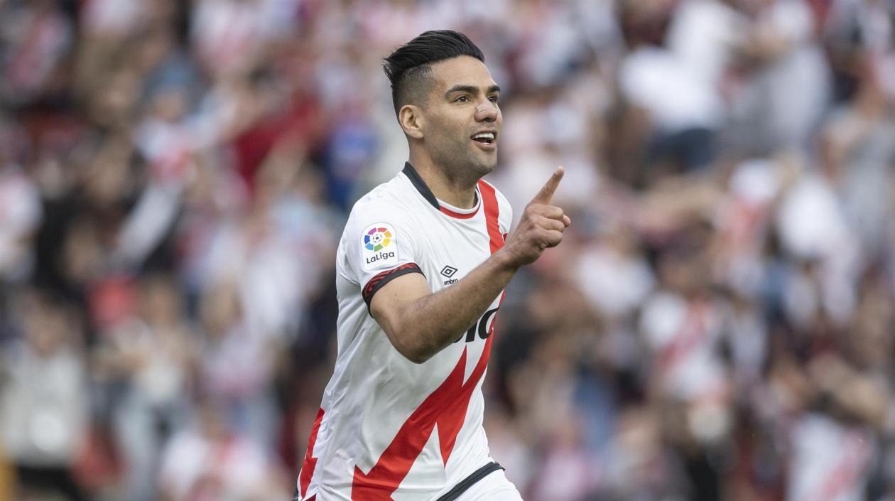 Falcao García, delantero del Rayo Vallecano. 