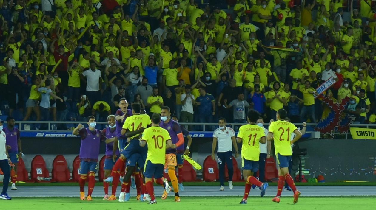 Imagen del partido ante Bolivia.