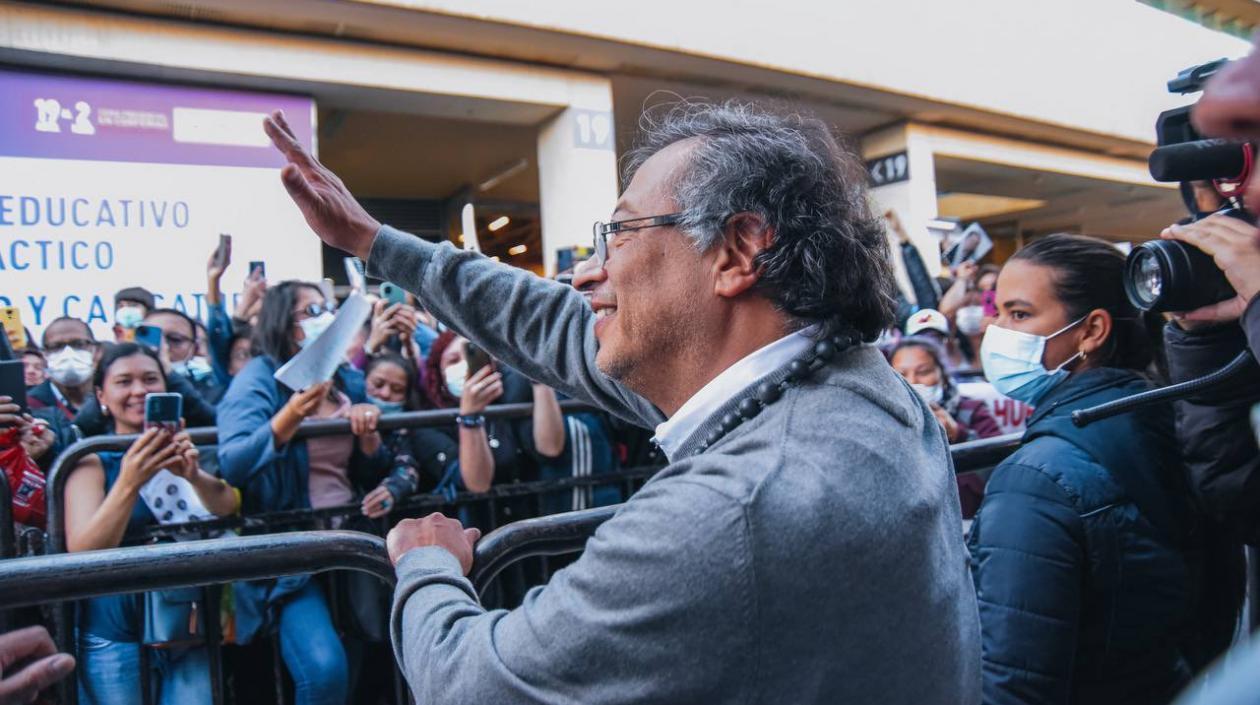 Gustavo Petro, aspirante a la presidencia.