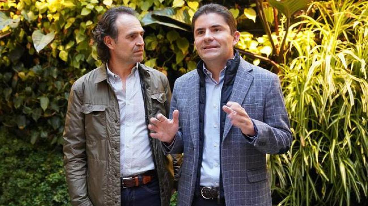 Fico Gutiérrez y Luis Felipe Henao.