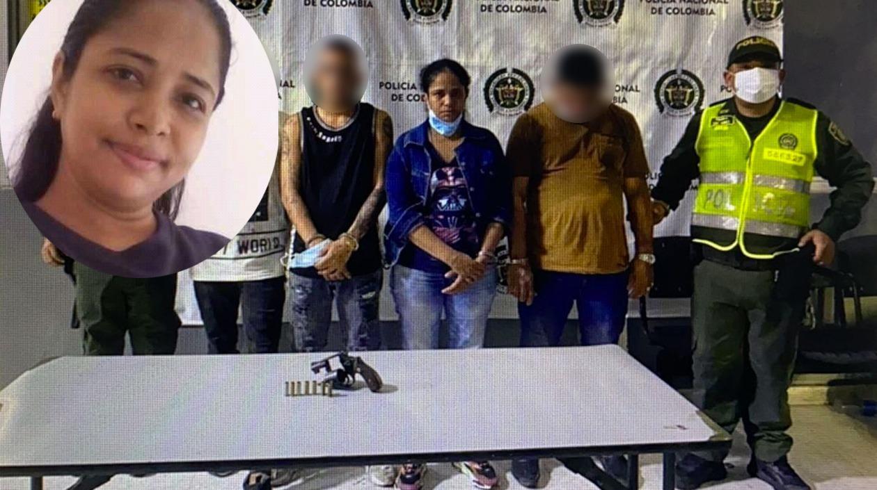 Mayerlin Ripoll cuando fue capturada el pasado 19 de abril. 