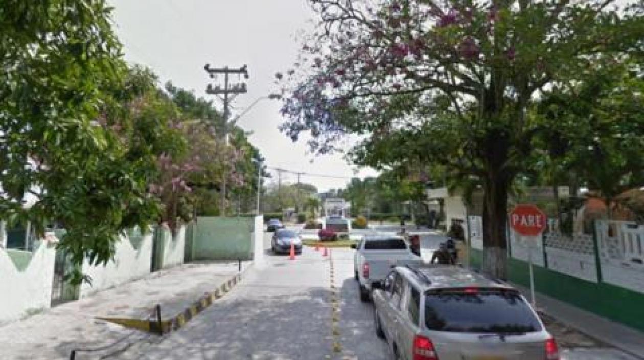 Entrada del Batallón Paraíso.