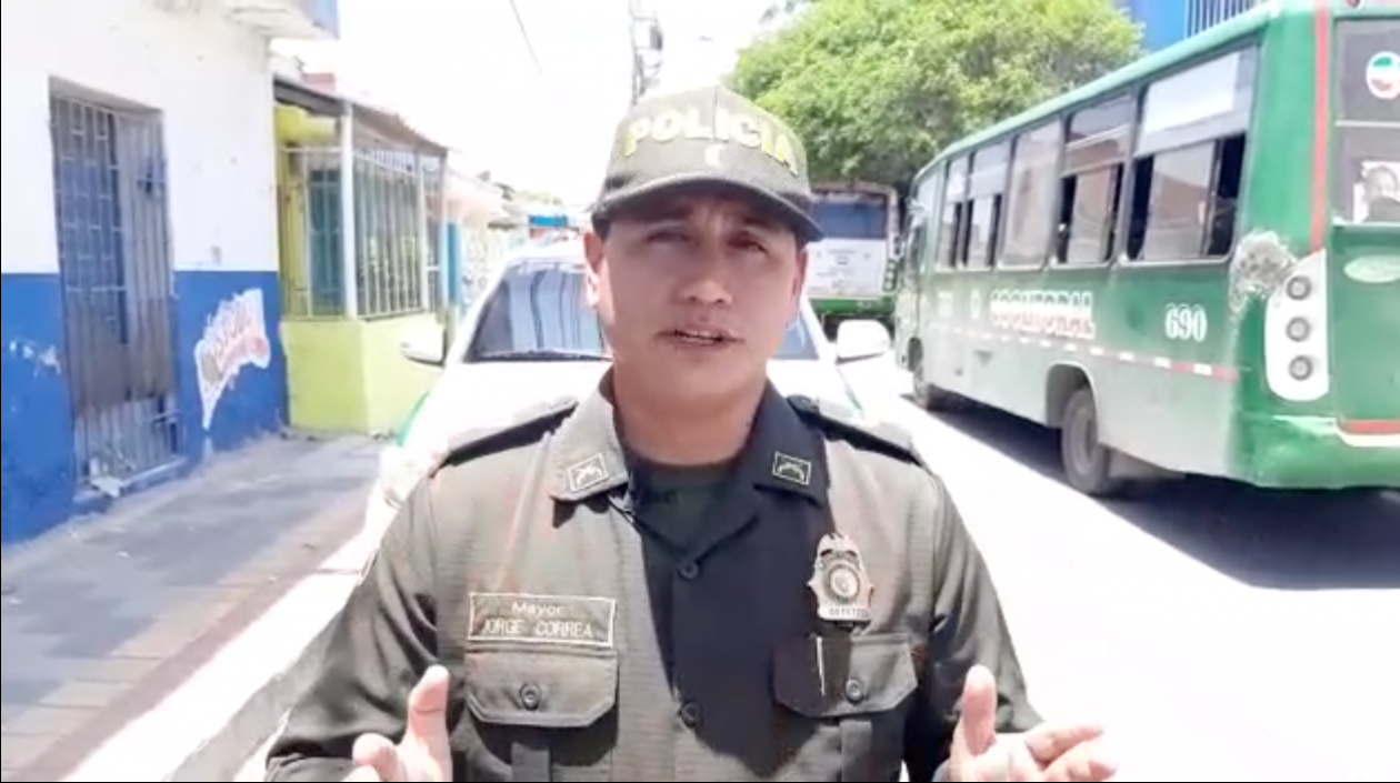 Mayor Jorge Correa, comandante Distrito 3 de Mebar.