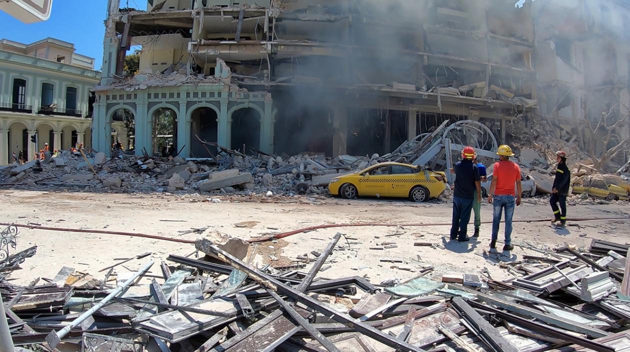 Así quedó el hotel Saratoga.