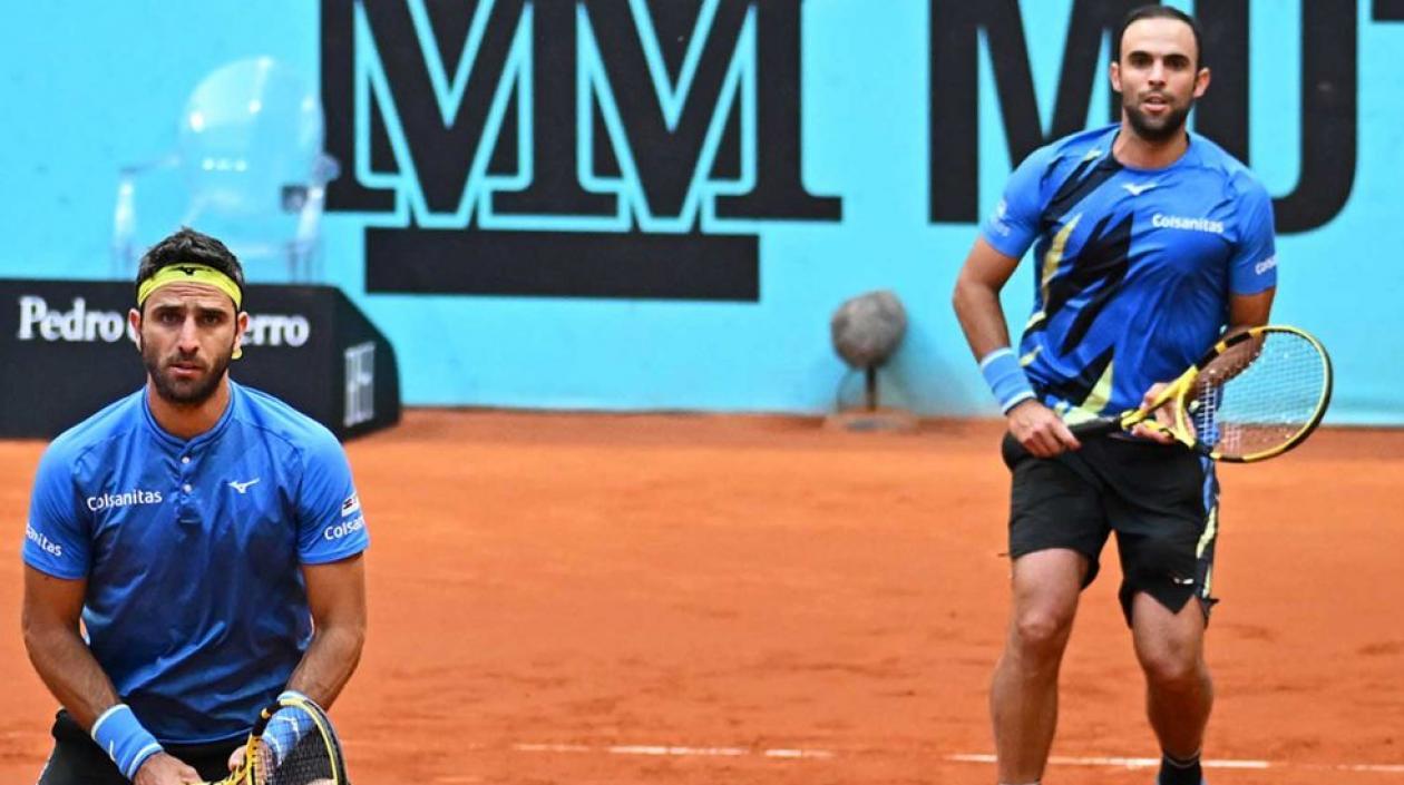 Los colombianos Robert Farah y Juan Sebastian Cabal.