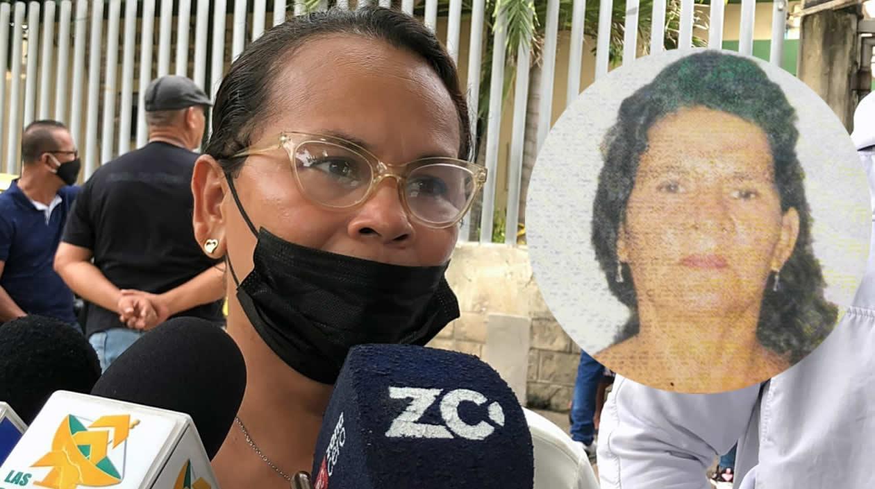 Eunices Blanco, hija de la mujer asesinada. 