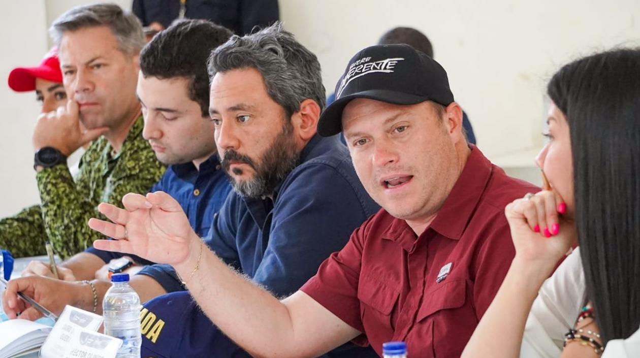 El Gobernador de Sucre, Héctor Olimpo.